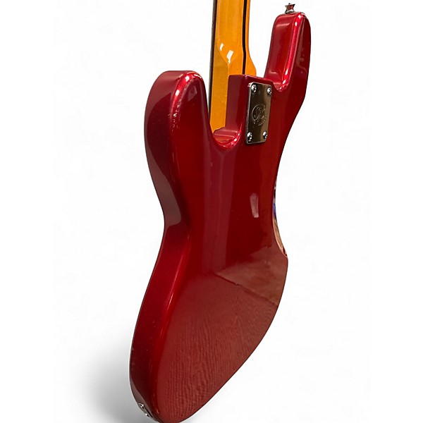 Used SX P BASS Red Electric Bass Guitar