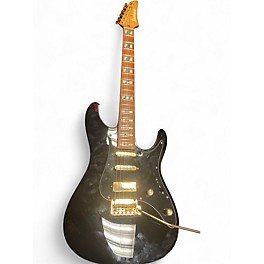Used Ibanez THBB10 Black and Gold Solid Body Electric Guitar