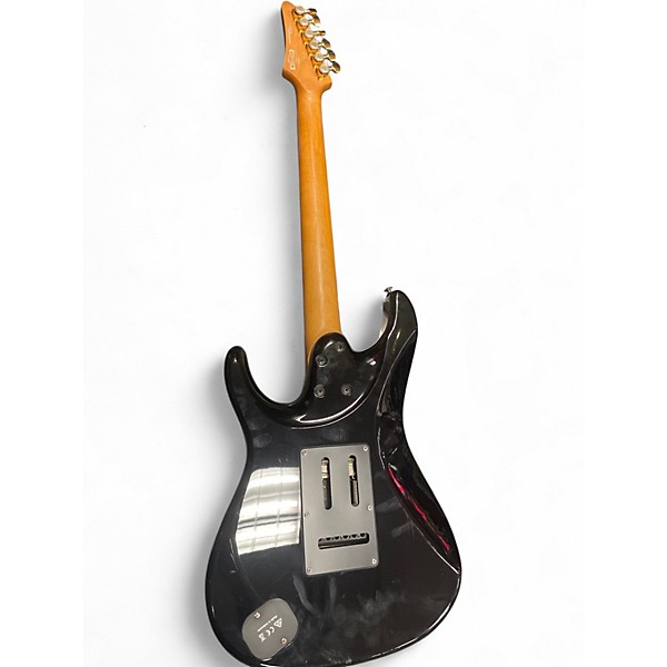 Used Ibanez THBB10 Black and Gold Solid Body Electric Guitar