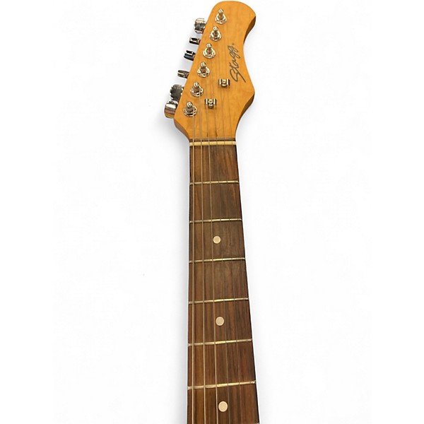 Used Stagg S-Style Navy Blue Solid Body Electric Guitar