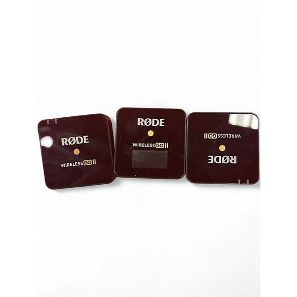 Used RODE wireless go II dual channel Handheld Wireless System
