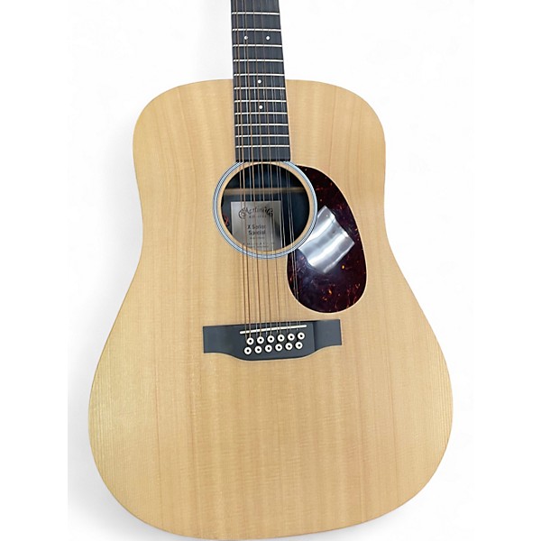 Used Martin DX2E Natural 12 String Acoustic Guitar