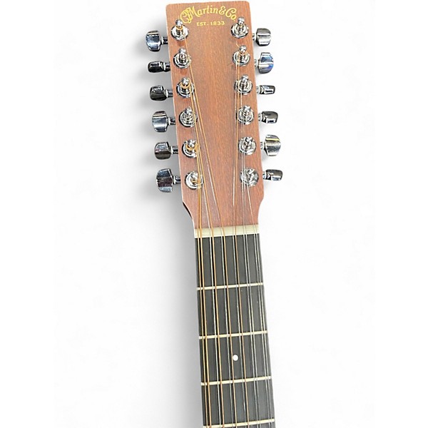 Used Martin DX2E Natural 12 String Acoustic Guitar