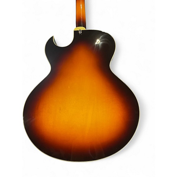 Used Eastman AR372CE 3 Color Sunburst Hollow Body Electric Guitar