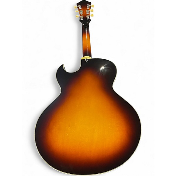 Used Eastman AR372CE 3 Color Sunburst Hollow Body Electric Guitar