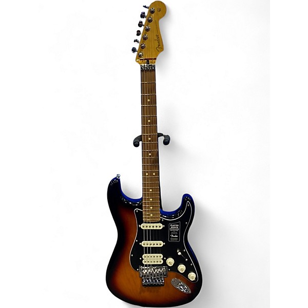 Used Fender Player Stratocaster HSS Floyd Rose 3 Color Sunburst Solid Body Electric Guitar