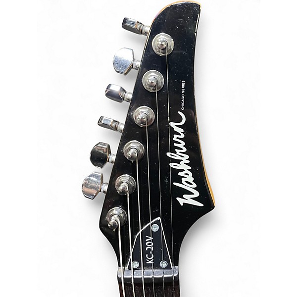 Used Washburn KC20V BLACK Solid Body Electric Guitar