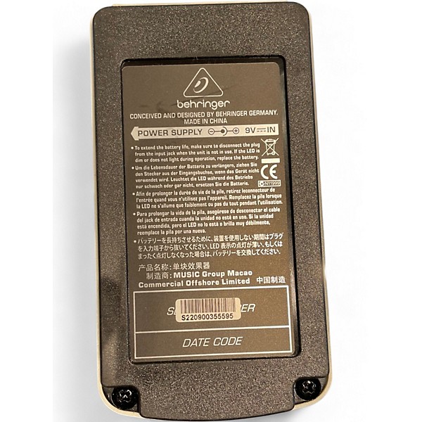 Used Behringer NR300 Noise Reduction Effect Pedal