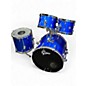 Used Gretsch Drums 4 Piece USA Custom Blue Sparkle Drum Kit