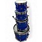Used Gretsch Drums 4 Piece USA Custom Blue Sparkle Drum Kit