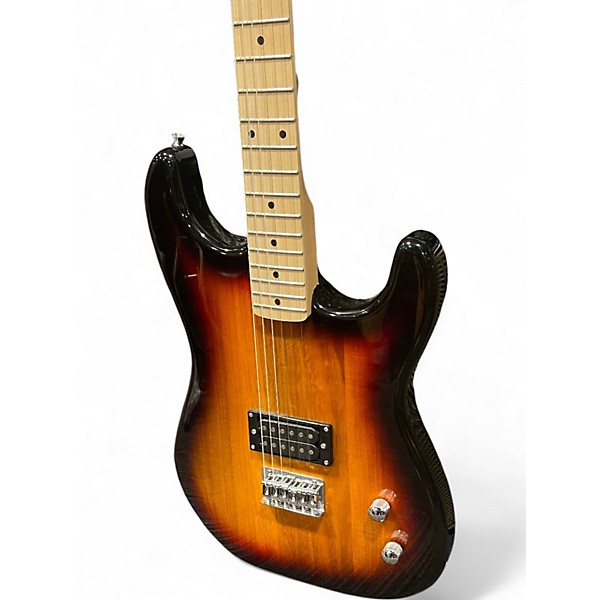 Used Rise by Sawtooth Rise sawtooth strat 2 Color Sunburst Solid Body Electric Guitar