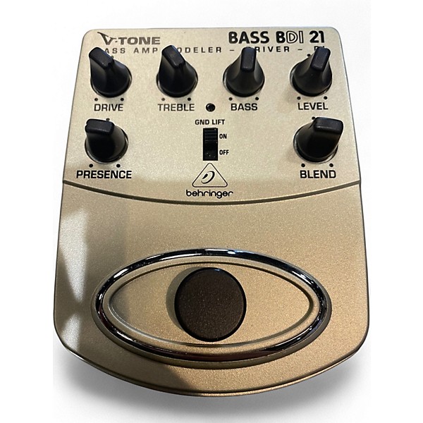 Used Behringer BDI21 V-Tone Bass Driver Bass Effect Pedal | Guitar
