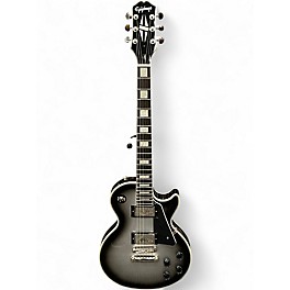 Used Epiphone Les Paul Custom Pro Silverburst Solid Body Electric Guitar