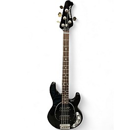 Used Ernie Ball Music Man Stingray HH 4 String Black Electric Bass Guitar