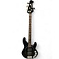 Used Ernie Ball Music Man Stingray HH 4 String Black Electric Bass Guitar thumbnail