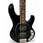 Used Ernie Ball Music Man Stingray HH 4 String Black Electric Bass Guitar