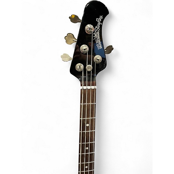 Used Ernie Ball Music Man Stingray HH 4 String Black Electric Bass Guitar