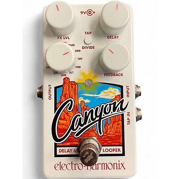 Used Electro-Harmonix Canyon Delay and Looper Effect Pedal