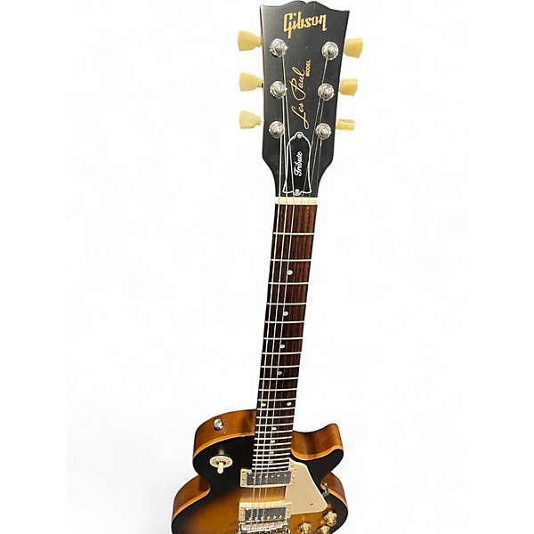 Used 2019 Gibson Les Paul Tribute Tobacco Burst Solid Body Electric Guitar