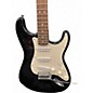 Used Starcaster by Fender Stratocaster Black Solid Body Electric Guitar