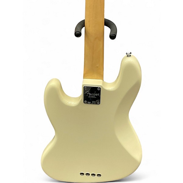 Used Fender American Standard Jazz Bass White Electric Bass Guitar