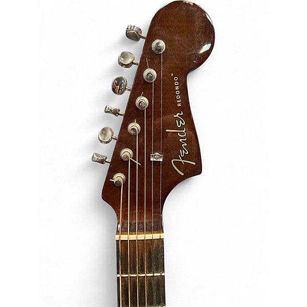 Used Fender Redondo Player Natural Acoustic Electric Guitar