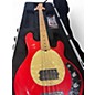 Used Ernie Ball Music Man Stingray Slo Special Fiesta Red Electric Bass Guitar