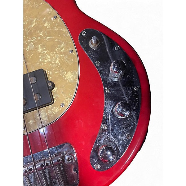 Used Ernie Ball Music Man Stingray Slo Special Fiesta Red Electric Bass Guitar