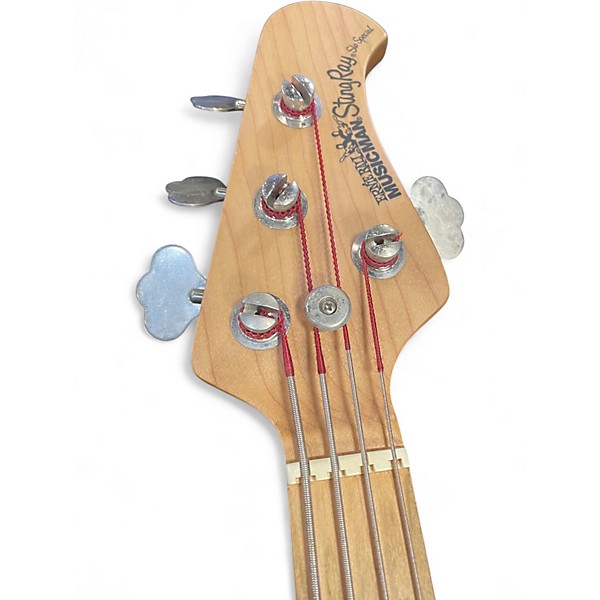 Used Ernie Ball Music Man Stingray Slo Special Fiesta Red Electric Bass Guitar