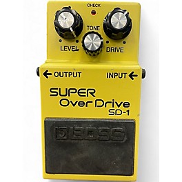 Used BOSS SD1 Super Overdrive Effect Pedal