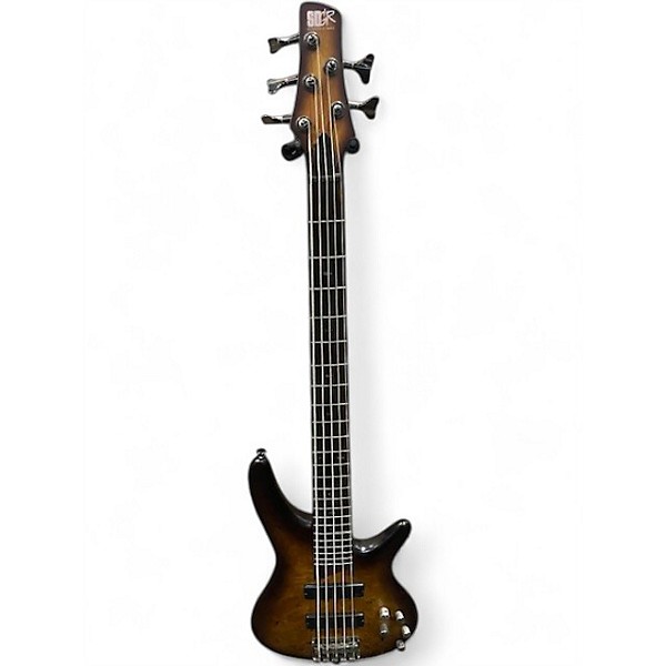 Used Ibanez SR505 5 String Natural Electric Bass Guitar