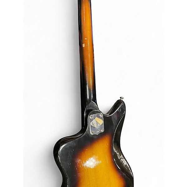 Vintage 1960s LaFayette 99n9022 2 Color Sunburst Electric Guitar