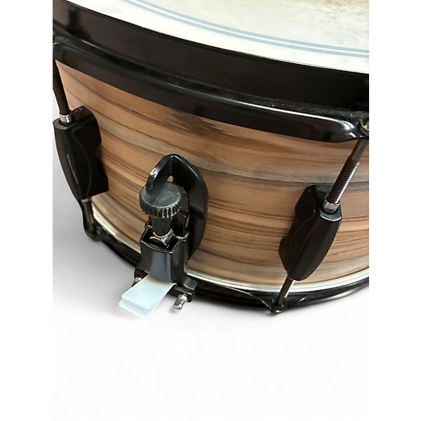 Used TAMA 14in WOODWORKS POPLAR ZEBRAWOOD Drum