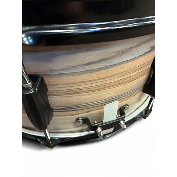 Used TAMA 14in WOODWORKS POPLAR ZEBRAWOOD Drum