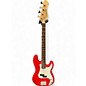 Used Crestwood Pression Bass red Electric Bass Guitar thumbnail