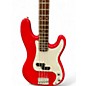Used Crestwood Pression Bass red Electric Bass Guitar