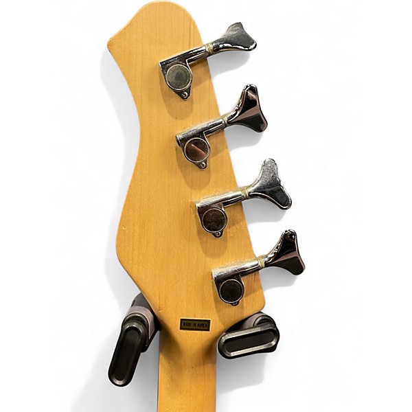 Used Crestwood Pression Bass red Electric Bass Guitar