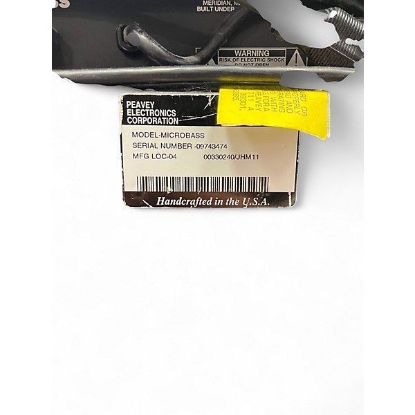 Used Peavey Microbass Bass Combo Amp