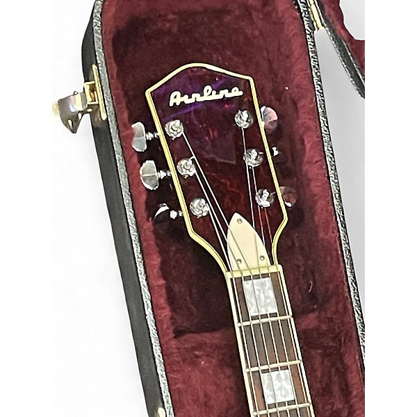 Used Airline H78 2 Tone Sunburst Hollow Body Electric Guitar