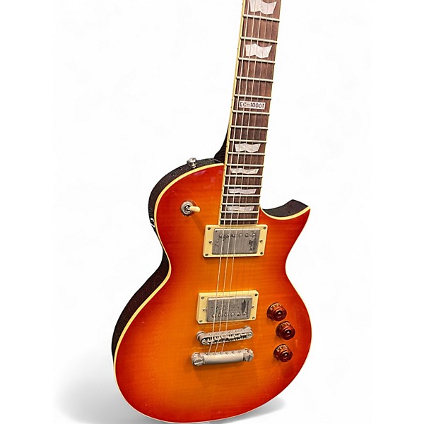 Used ESP LTD EC1000T CTM Cherry Sunburst Solid Body Electric Guitar