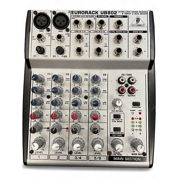 Used Behringer UB802 Unpowered Mixer