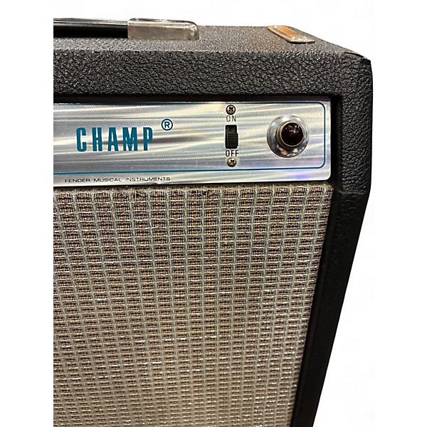 Used 1970s Fender Champ Tube Guitar Combo Amp