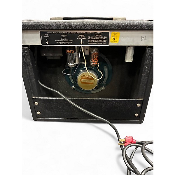 Used 1970s Fender Champ Tube Guitar Combo Amp