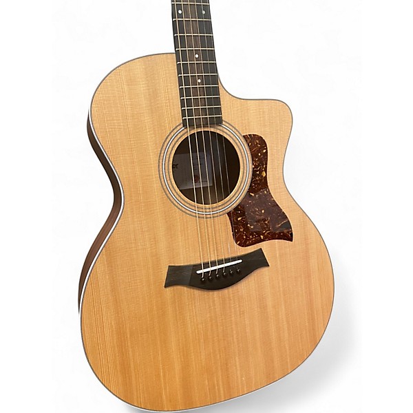 Used Taylor 214CE Natural Acoustic Electric Guitar