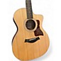 Used Taylor 214CE Natural Acoustic Electric Guitar