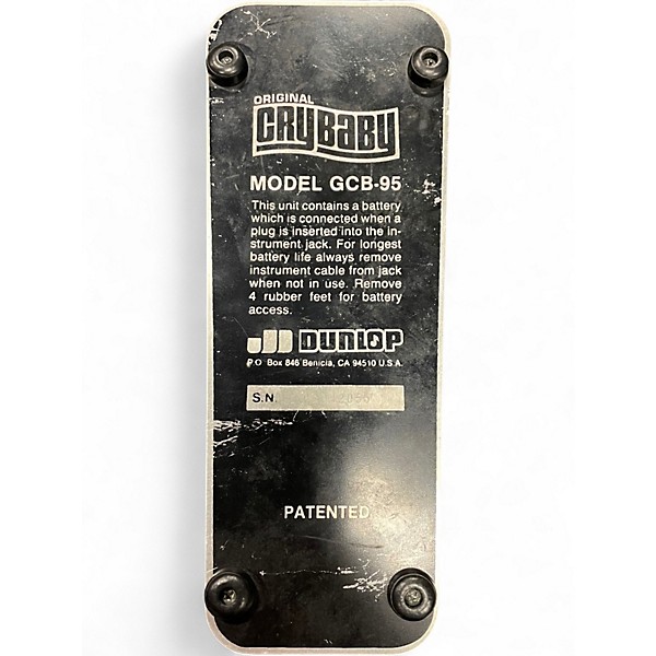 Used Original Crybaby GCB-95 Effect Pedal
