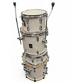 Used SONOR 4 Piece AQ2 WHITE MARINE PEARL Drum Kit