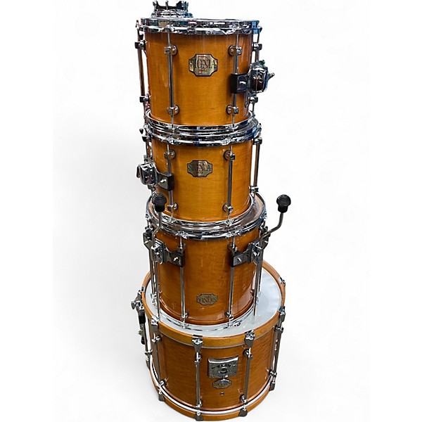 Used Premier 4 Piece SIGNIA MAPLE Honey Burst Drum Kit