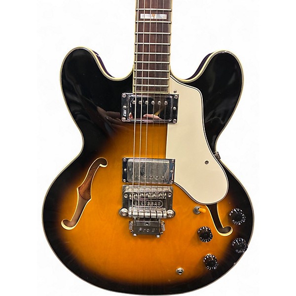 Used Epiphone Sheraton II Two Tone Hollow Body Electric Guitar