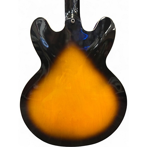 Used Epiphone Sheraton II Two Tone Hollow Body Electric Guitar